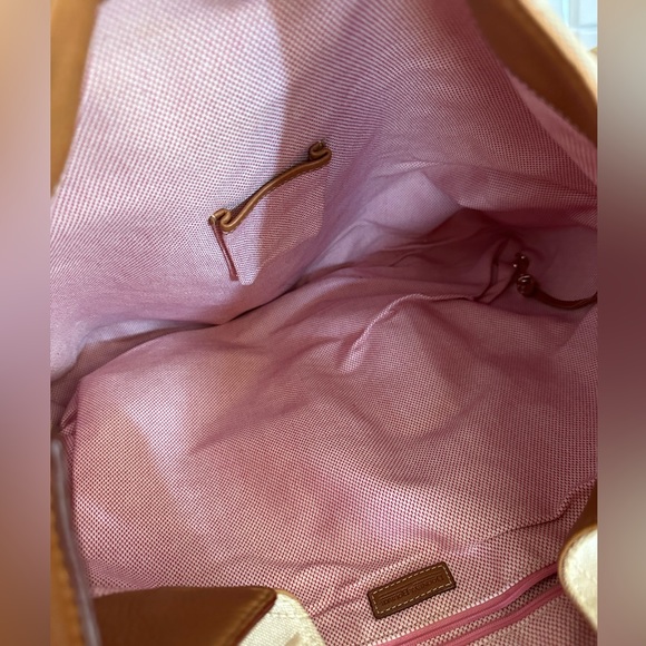 Dooney & Bourke canvas hobo style tote shopper bag • jumbo size - Picture 13 of 13